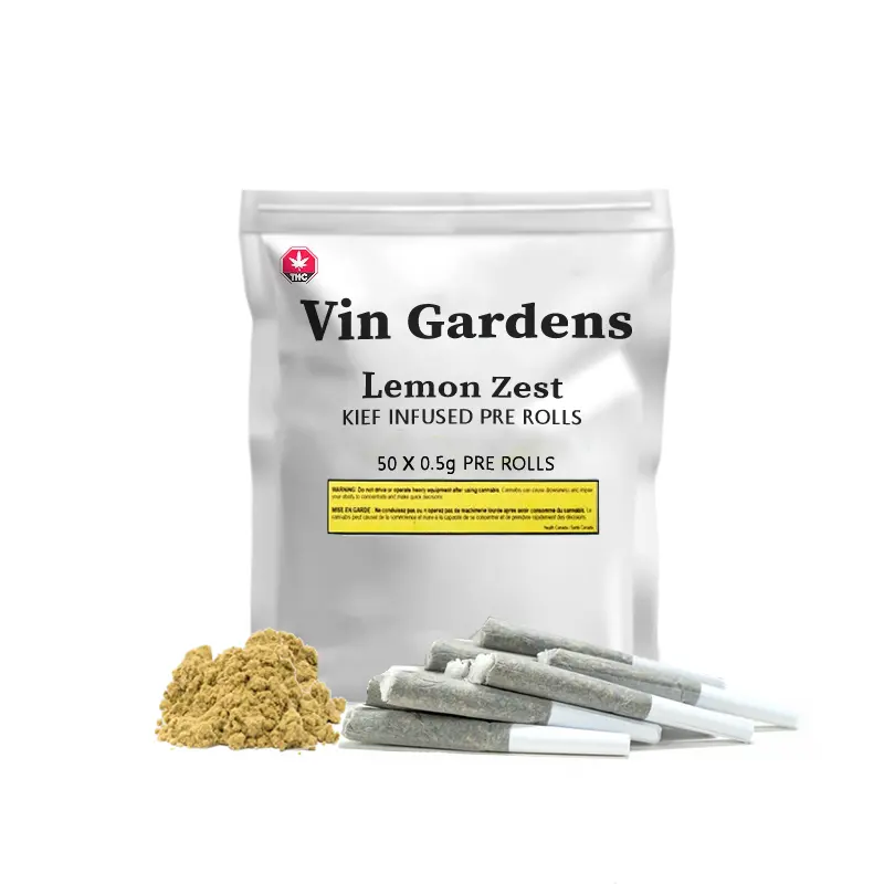 Vin Gardens Kief Infused Pre Rolls – Lemon Zest